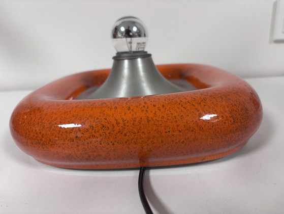 Zeldzame Kaiser Leuchten Wandlamp Model 11/0039 Klaus Hempel Space Age – Wandlampen, Ceramic, Aluminium (photo 8 of 14)