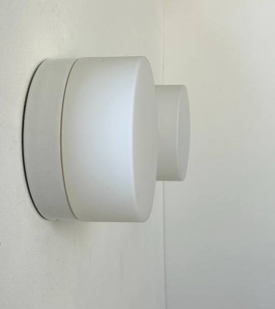 Image 1 of Coppia di applique vintage in porcellana e opalina, Francia 1970