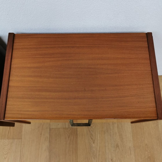 Image 1 of Vintage Mid - Century Nightstands, Side Cabinets, Side Tables Set Price