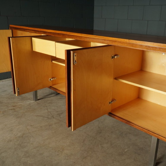 Exclusive Vintage Sideboard/Dressoir XXL – Rosewood – 1960s – Chrome (photo 8 of 13)