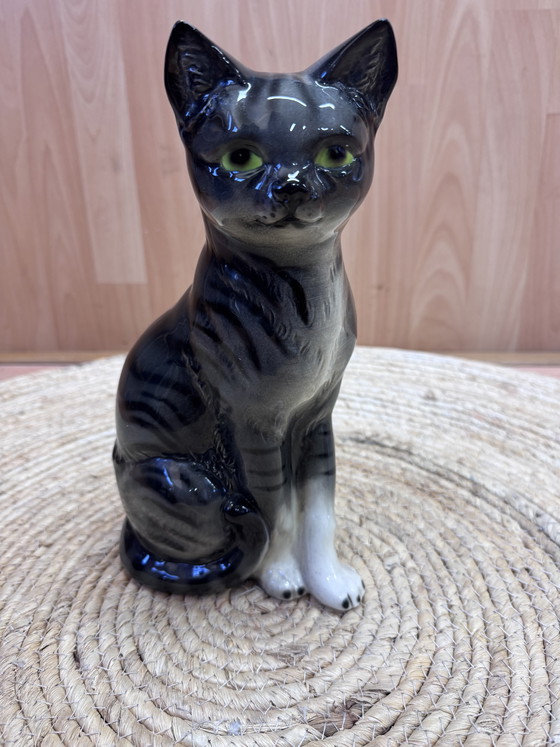 Image 1 of Vintage Goebel porcelain cat figurine