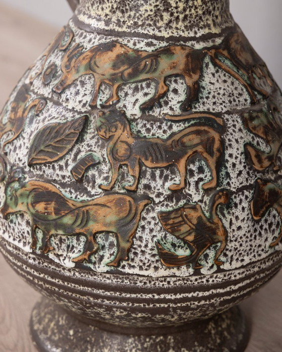 Image 1 of Vintage 1960s Ceramic Floor Lamp, West Germany Design