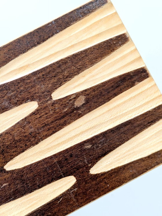 Image 1 of Paar hölzerne Buchstützen aus den 1950er Jahren | Mitte des Jahrhunderts Bauhaus-Stil | Deutschland