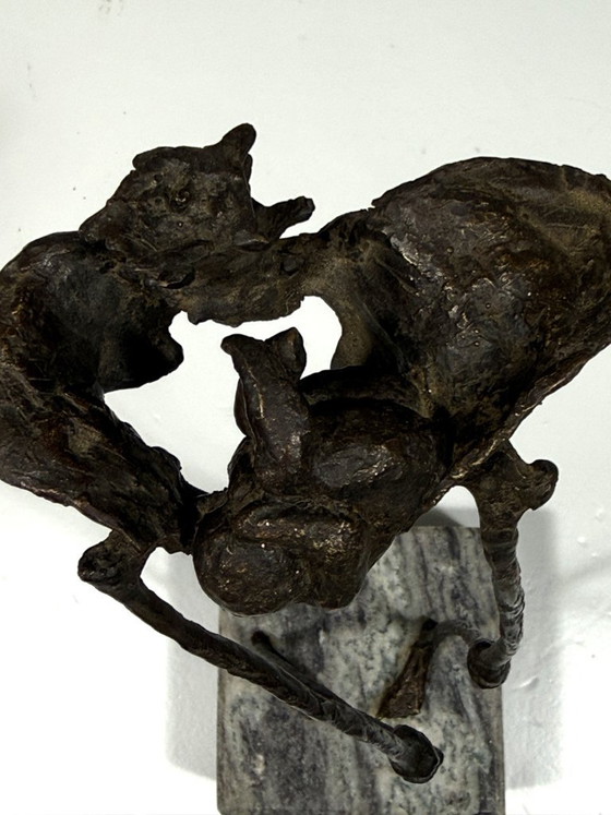 Statuetta di gravidanza in bronzo e marmo, anni '80-'90 – Oggetti decorativi, Marble (photo 12 of 12)