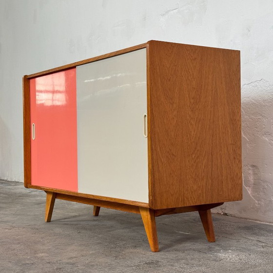 Image 1 of Jiří Jiroutek U-452 Sliding Door Sideboard, 1960s – Czechoslovak Design
