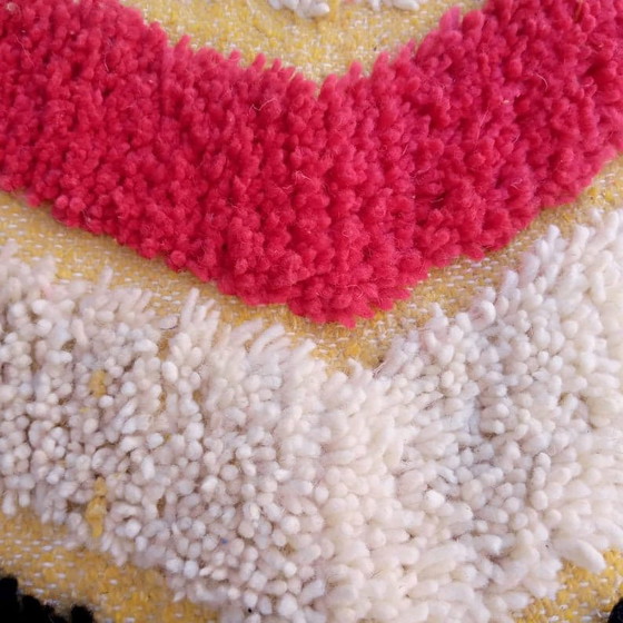 Alfombra tejida a mano de lana natural, artesanía tradicional, diseños coloridos, tamaño 150/250 cm. – Aime Té (photo 5 of 9)