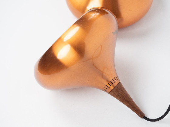 Image 1 of Coppia di 2 lampade a sospensione vintage danesi Orient di Jo Hammerborg, Fog og Morup, 1963