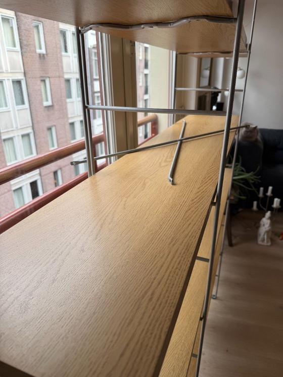 Image 1 of Vintage Enetri Ikea shelving unit, designed by Niels Gammelgaard.