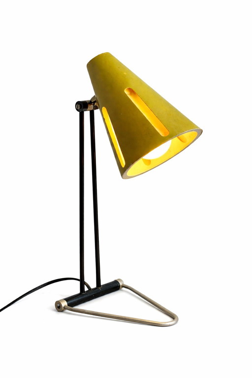 Lámpara solar Hala amarilla rara, modelo 1, de H. Busquet