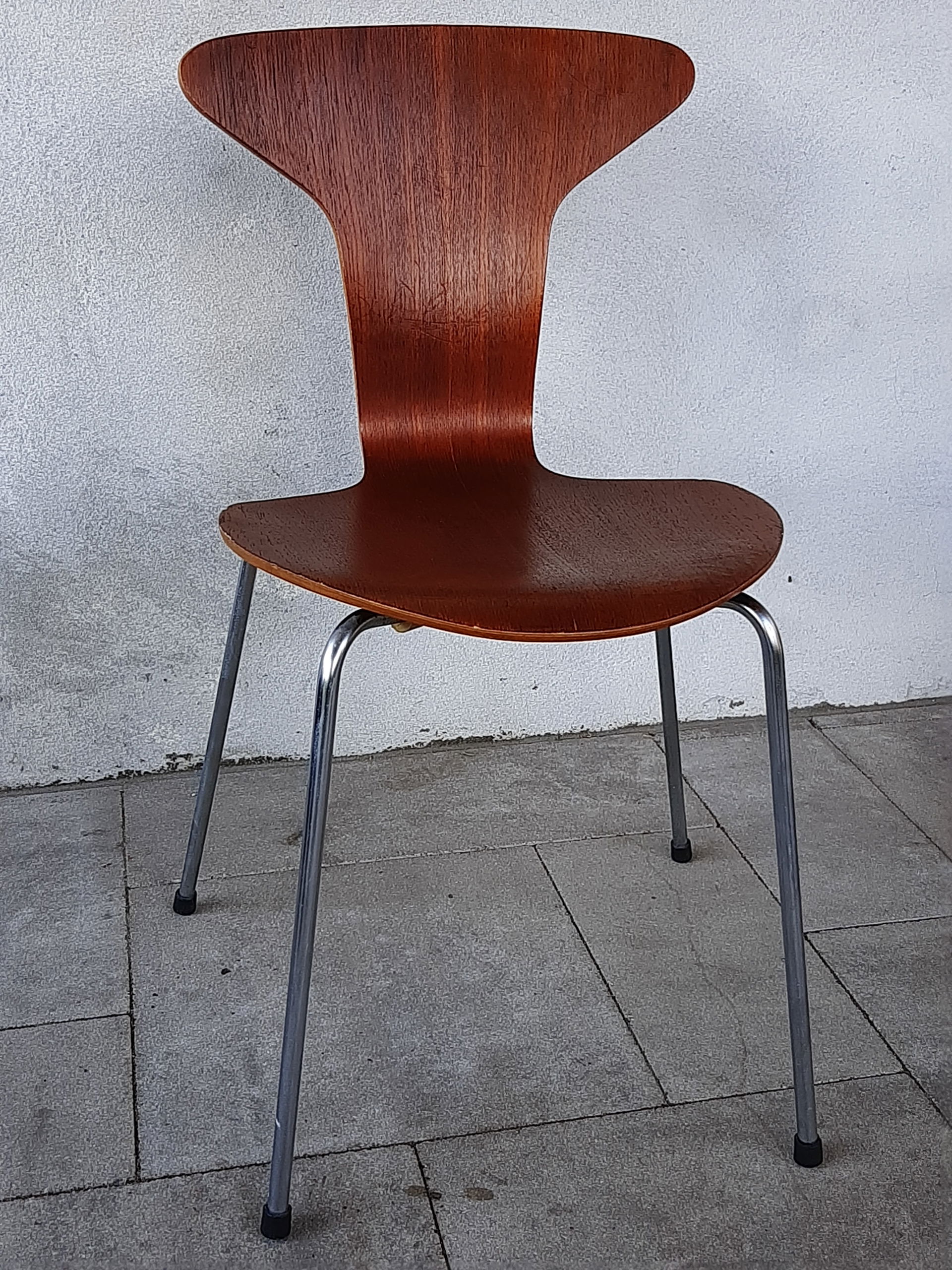 6x Teakholz Arne Jacobsen Becher M ckenst len Fritz Hansen 1967