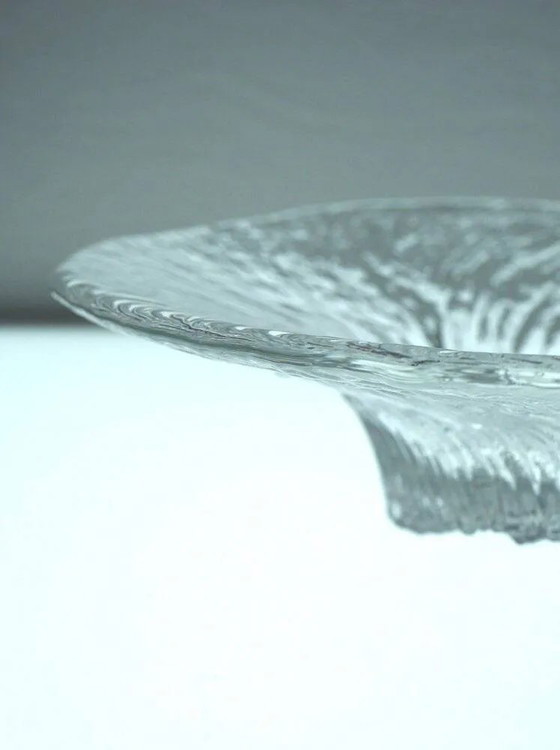 Image 1 of Finnische Avanti-Schale aus Kunstglas von Tapio Wirkkala für Iittala, 1979