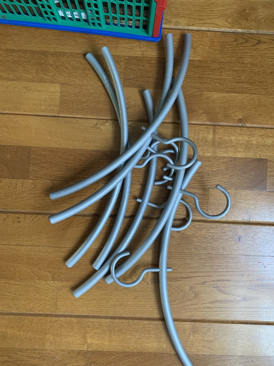 Gispen Dutch Originals 1013 Coat Rack in New Condition – Metal, Aluminium (photo 11 of 11)