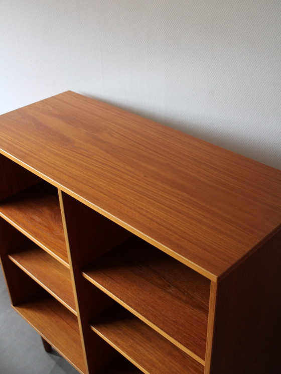Image 1 of Vintage Danish deep bookcase by Denka Møbler