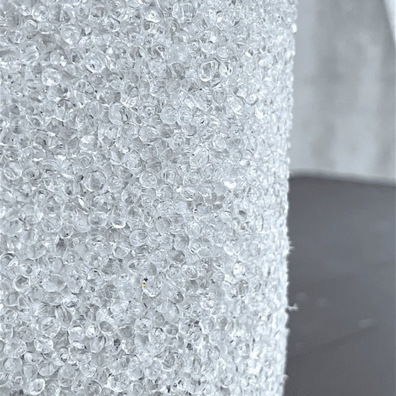French mid century sugar crystal crushed ice acrylic pendant light – Pendant lamps, Plastic (photo 10 of 14)