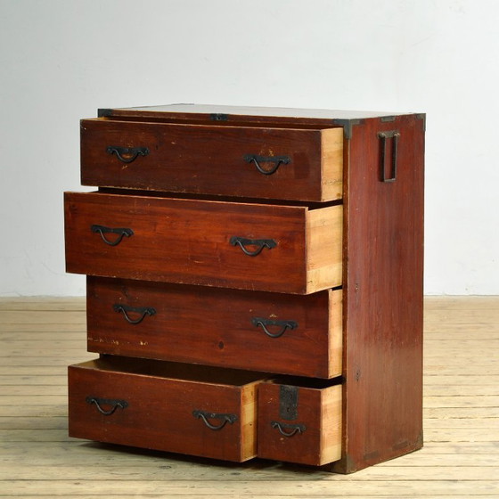 Image 1 of Japanische Tansu-Kommode, um 1870