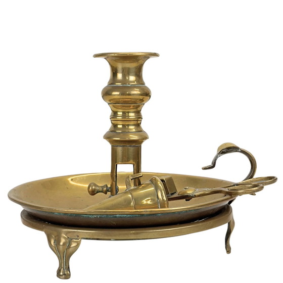 Decorative Room Candelabra in Historicizing Style – Classic Brass (21.5 cm) – Candle holders, Klassiek (photo 2 of 11)
