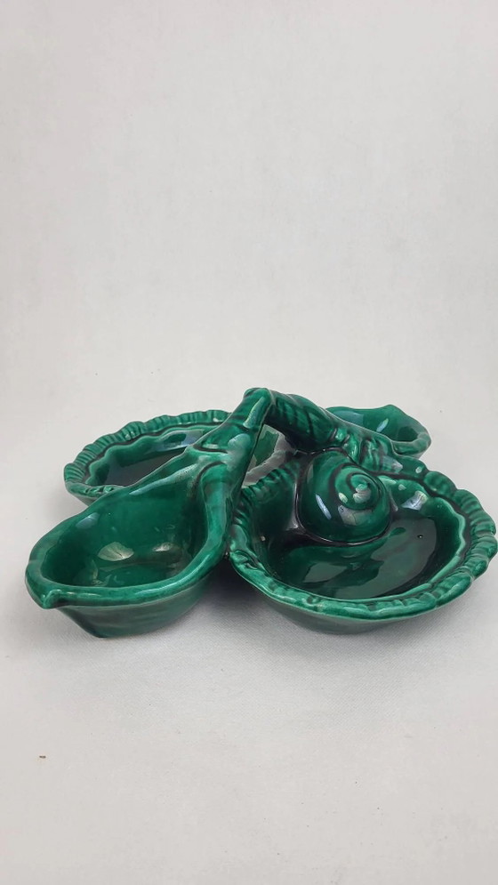 Plat de service en céramique Vallauris – Vaisselle, Porcelain, Ceramic, Vintage (photo 5 of 11)