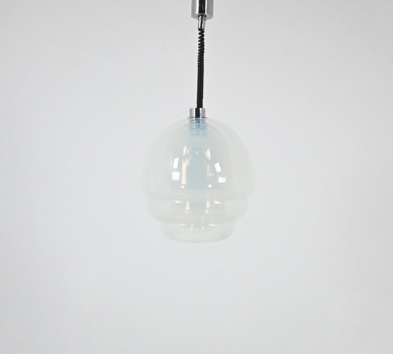 Image 1 of Lampe suspendue en verre LS 134 Medusa par Carlo Nason pour Mazzega, années 1960
