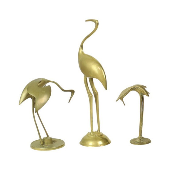 Image 1 of Gru in ottone Hollywood Regency