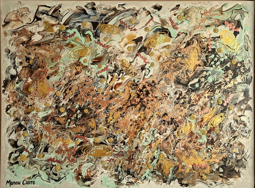 Manou Claire - There Is So Much More – schilderijen tekeningen, Wood, Canvas