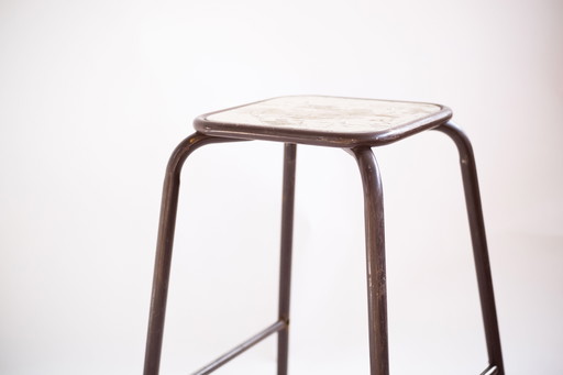 Vintage industrial stool
