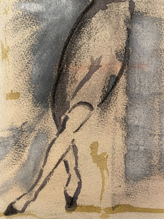 Image 1 of Fashion Sketch Female Portrait "Hat