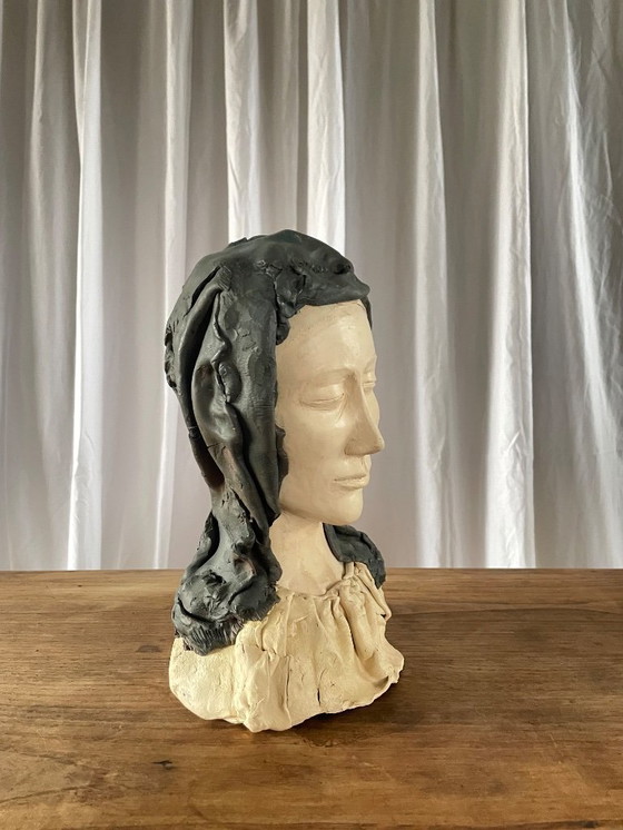 Image 1 of Bust of the Virgin Mary – 20th Century Modern Religious Art