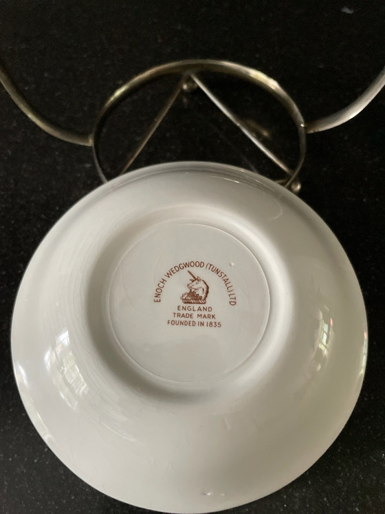 Enoch Wedgwood Bonbonnière – Stoviglie, Porcellana, Metallo (photo 6 of 12)