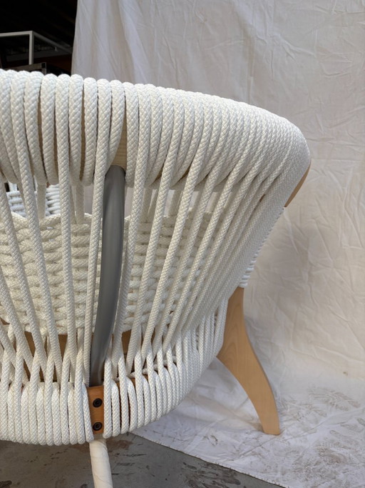 1 Sessel "Arianna" - Rodolfo Dordoni 1992 für Driade – fauteuils, Leather, Wood (photo 2 of 5)