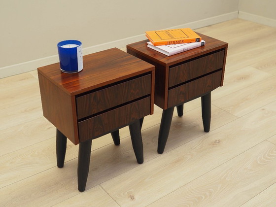 Image 1 of Set di comodini in palissandro, design danese, anni '70, produzione: Danimarca