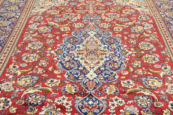 Image 1 of Tappeto persiano originale Keshan, Kashan Rosso 363 x 255 cm Ottime condizioni Classico Antico