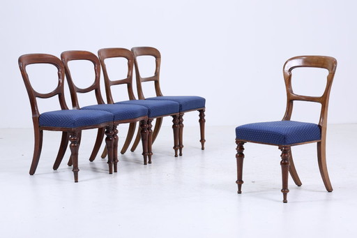 5 Victorian dining chairs | vintage kitchen chair chairs vintage retro 60s 70s #05-72