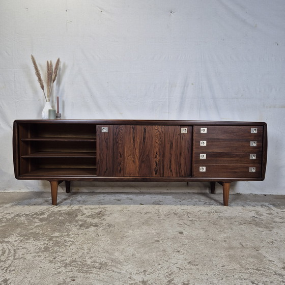 Image 1 of H.P. Hansen vintage Rosewood Deens sideboard, tv meubel 60's