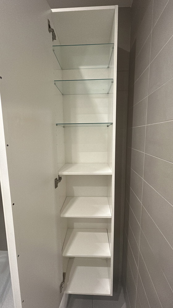 Image 1 of ENHET 61 € Mobil alto con 4 ripiani, weiß, 30×30×180 cm