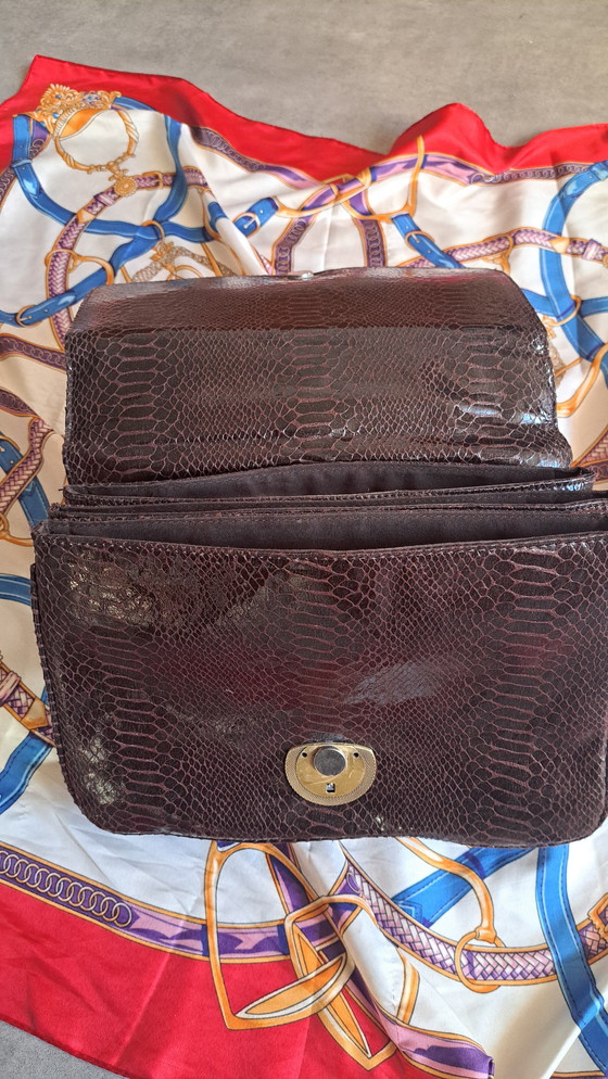 Image 1 of Sac Fossil en cuir – Style Vintage Élégant