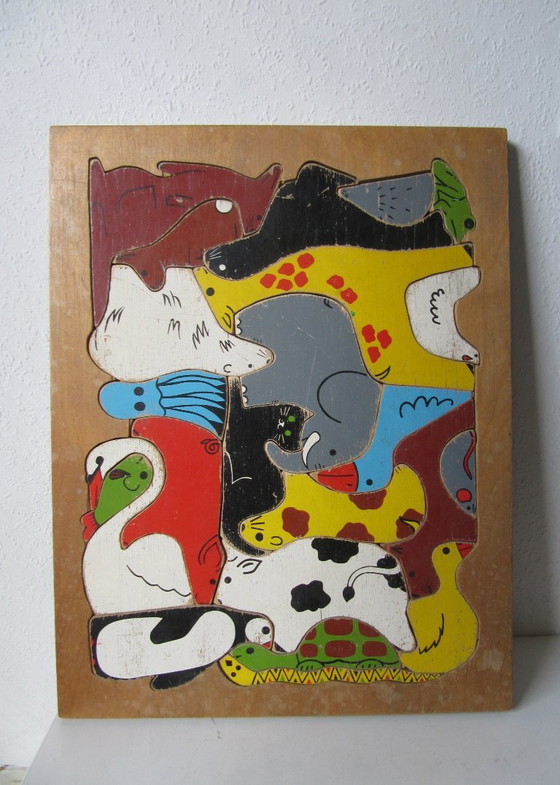Enzo Mari Puzzle Tierpuzzle – Danes Milano, Enzo Mari, Dekorative Objekte, Holz (photo 4 of 16)