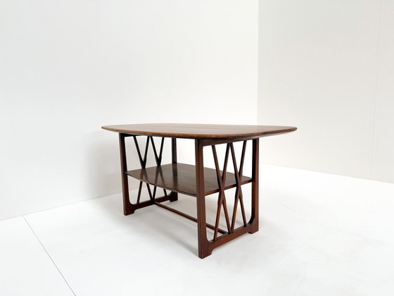 Image 1 of Mid-Century Wooden Coffee Table by A.A. Patijn for Zijlstra Joure, 1950s
