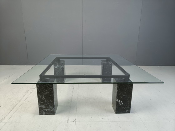 Image 1 of Vintage Marble Coffee Table By Artedi, 1980S