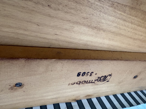 Image 1 of Toeletta/scrivania di metà secolo con specchio – Jese Möbel – Germania – anni '50/'60