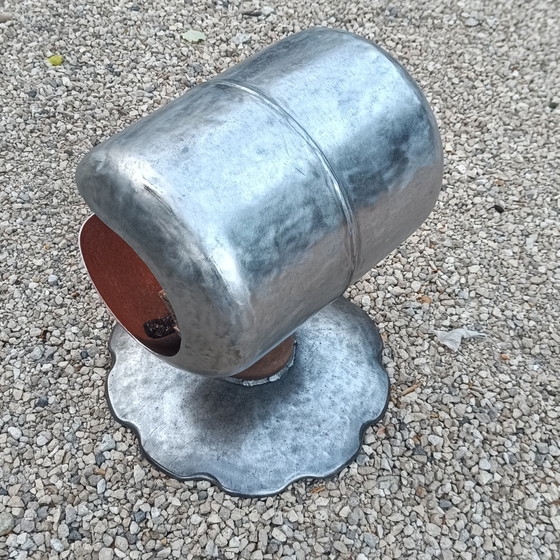 Image 1 of Chimenea de acero reciclado - Estilo industrial único