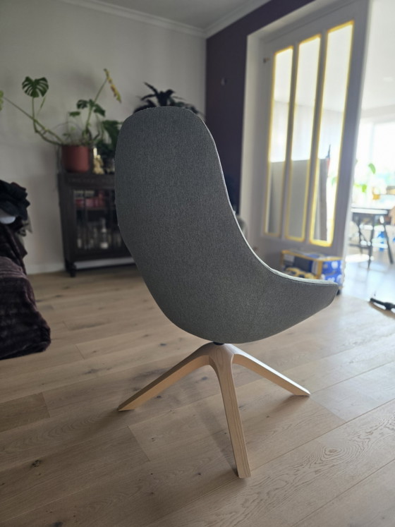 2x The Next Lounge High Rotatable di Andreu World – Poltrone, Textile, Wood (photo 5 of 10)