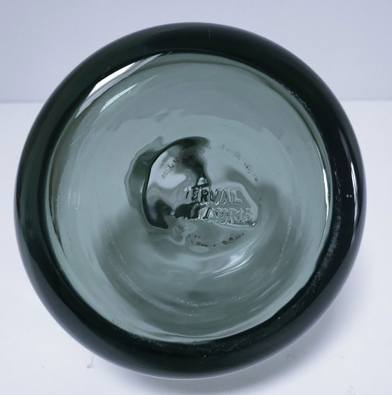 Image 1 of Verval Vallauris vase, smoky grey glass