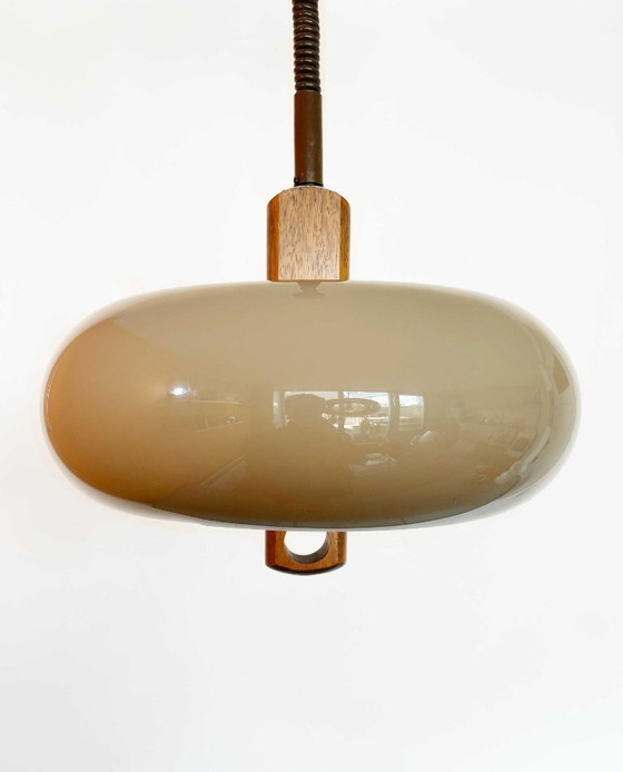 Image 1 of Lampe à suspension vintage Temde Leuchten modèle 335 Space Age