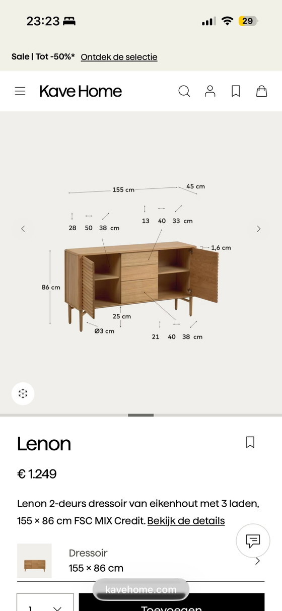 Aparador Lenon Oak de Kave Home – Aparadores, Wood (photo 12 of 14)