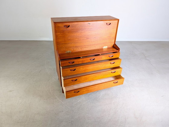 Image 1 of Peter Hvidt Orla Mølgaard-Nielsen Secretary Midcentury Søborg teak