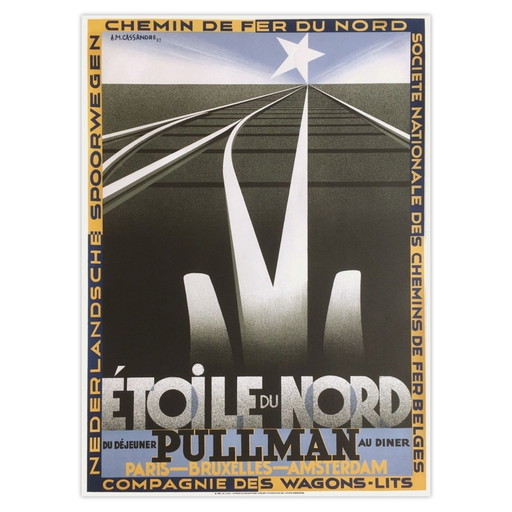 BIN. Cassandre Poster Etoile du Nord – Paper (photo 2 of 5)