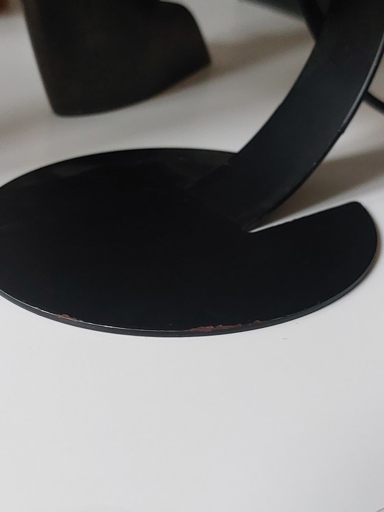 Image 1 of Paar minimalistische gele vintage nachtkastjes