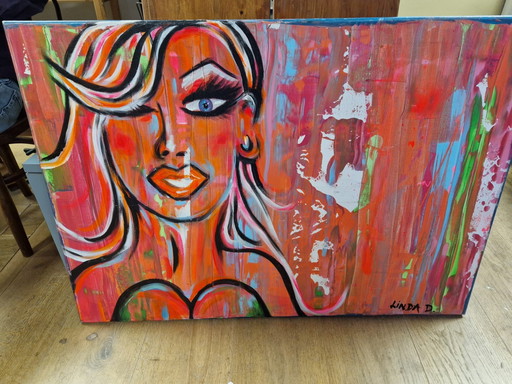 Painting by Linda Dubbeldeman Dragsta