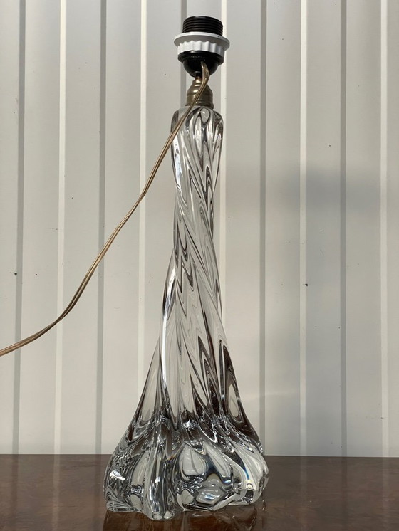 Image 1 of Vintage French Baccarat Table Lamp
