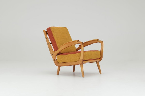 Image 1 of A pair of 1950s armchairs - B. Spuijs for 'De Ster' Gelderland